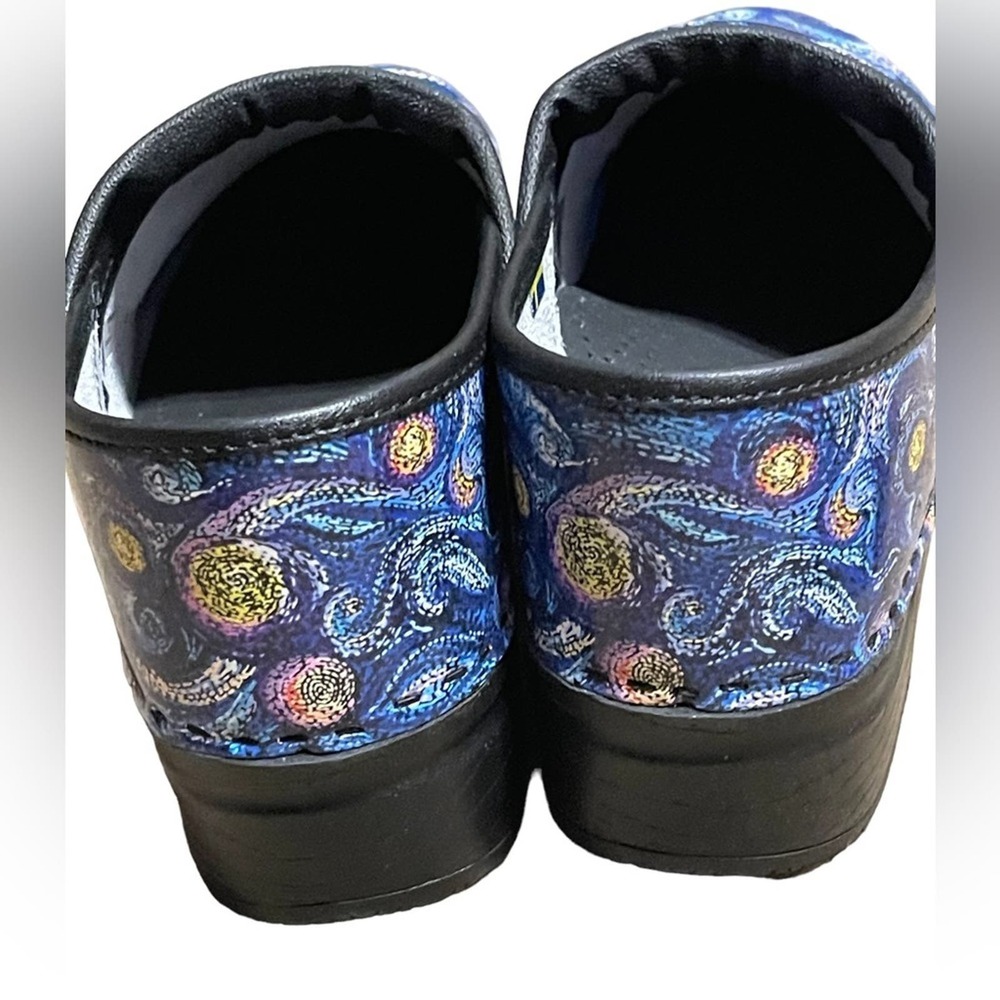 Bjork PROFESSIONAL Starry Leather Clogs Size 44 NEW - Picture 5 of 12